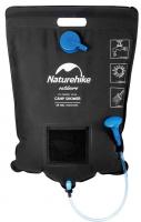 Душ туристический Naturehike Dawn Bath Outdoor Solar Shower Black