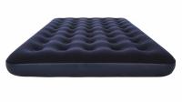 Матрас надувной флок Flocked Air Bed - Air Pump (Double) 191х137х22см, электронасос