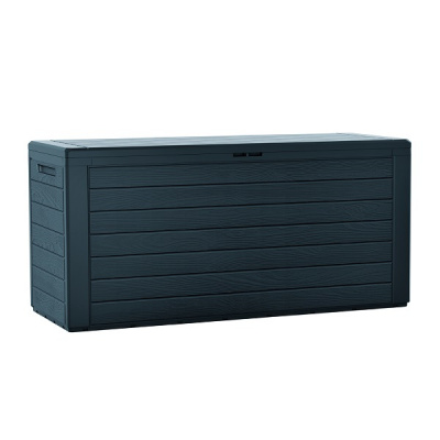 Ящик для хранения Prosperplast Woodebox 280л антрацит