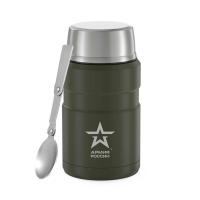 Термос для еды с ложкой АРМИЯ РОССИИ by Thermos "ПРИВАЛ" 0,71л [frb