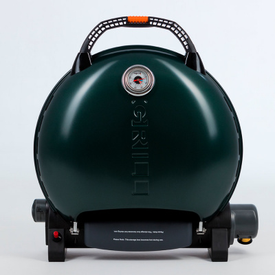 Газовый гриль O-GRILL 700T bicolor + адаптер А (зеленый)