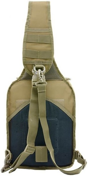 Рюкзак тактический, однолямочный 8 л Skully Tactic RWZS13 green