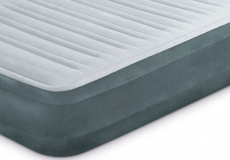 Надувная кровать 99х191х33см "Comfort-Plush" встр.нас. 220В, до 136кг