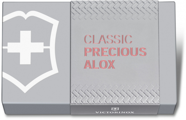 Нож-брелок Victorinox Classic SD Precious Alox (розовый)
