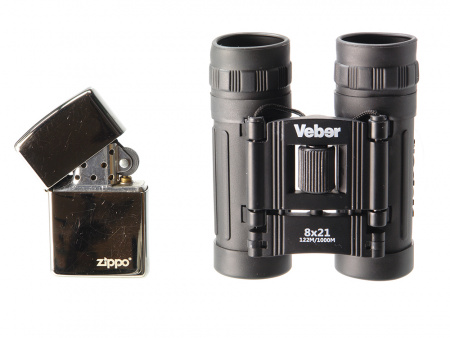 Бинокль Veber Sport БН 8x21 (черный)