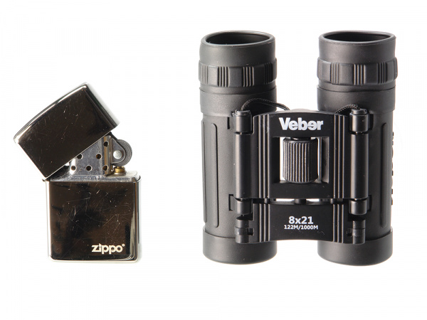 Бинокль Veber Sport БН 8x21 (черный)