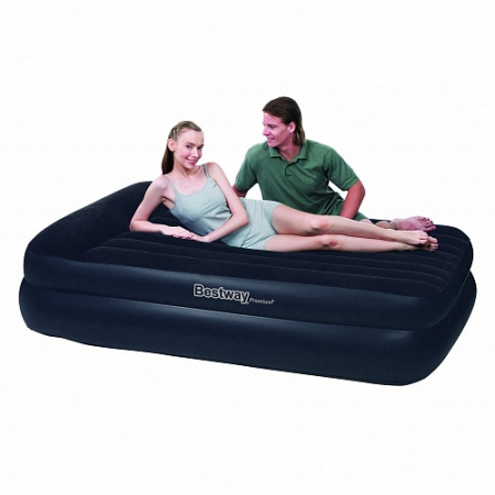 Кровать двухъярусная надувная Bestway 67403 двухместная 203*152*46 см