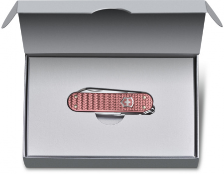 Нож-брелок Victorinox Classic SD Precious Alox (розовый)