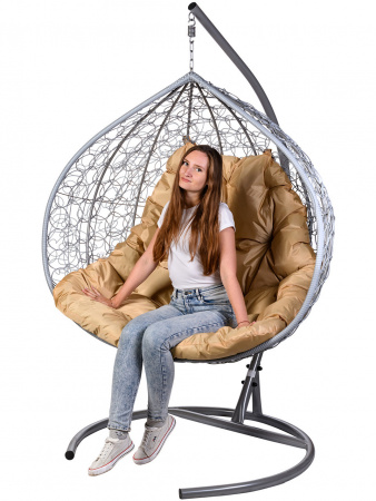 Подвесное кресло двухместное Gemini Lite Gray