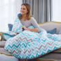 Двузонное электроодеяло EcoSapiens Zaggy 150х180 см