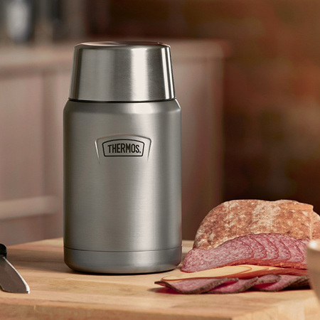Термос с ложкой Thermos IS-301 MS 0.71L цвет стальной
