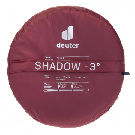 Спальный мешок Deuter Shadow -3° Maron-Navy левый 