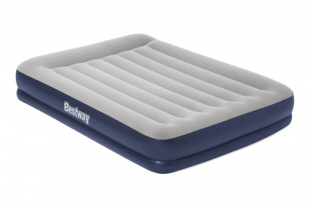 Надувная кровать Tritech Airbed 203х152х36см с подголовником, встроенный электронасос