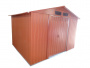Металлический сарай GreenStorage Арчер D (коричневый)