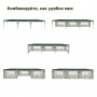Тент садовый Green Glade 1070 (9x3x2,5м, полиэтилен)