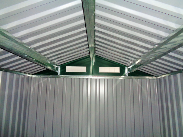 Металлический сарай GreenStorage Арчер B (зеленый)