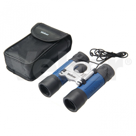 Бинокль Veber Sport New БН 12x25 (синий/серебристый)