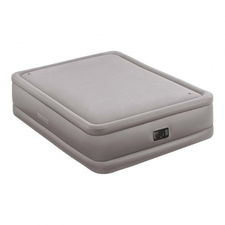 Надувная кровать 152х203х51см "Foam Top" встр.нас. 220В, до 272кг