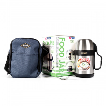Термос с широким горлом Tiger MCW-P071 Stainless, 0.7 л