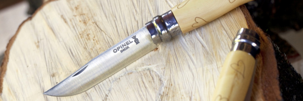Нож складной Opinel №7 VRI Nature-Hearts