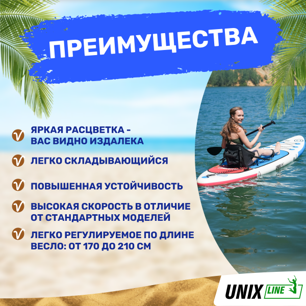 SUP-борд Line Deep Sea (320 см) + сиденье
