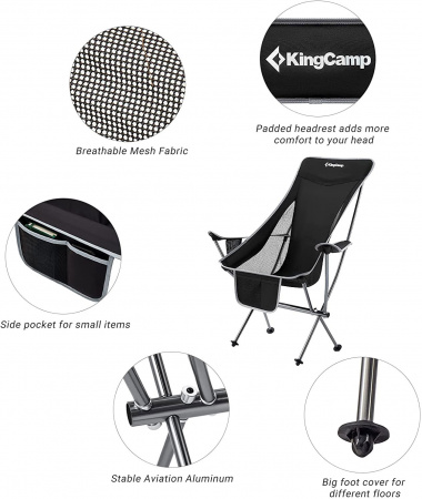 Стул кемпинговый Kingcamp 2015 Ultralight Arm Chair