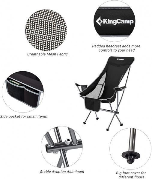Стул кемпинговый Kingcamp 2015 Ultralight Arm Chair