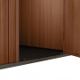 Пластиковый сарай Keter Darwin 4x6 фута (серый)