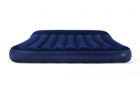 Матрас надувной флок Tritech Airbed, 203x152x30 см, с подголовником