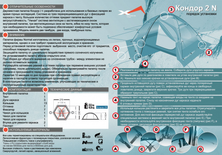 Палатка экстремальная Кондор 2 N