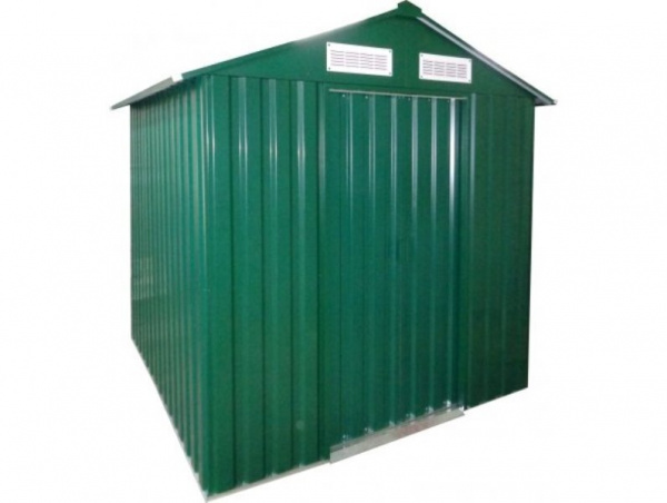Металлический сарай GreenStorage Арчер D (зеленый)