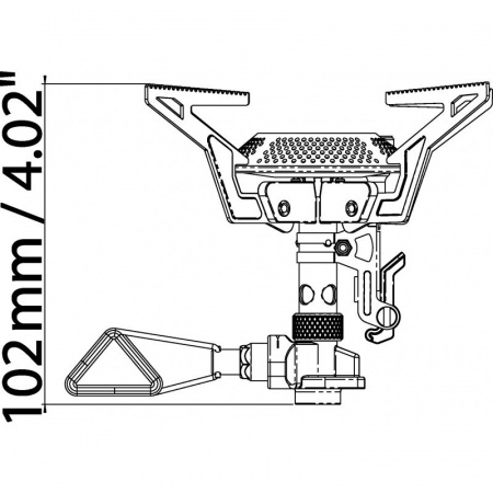 Горелка туристическая Primus PowerTrail Stove Piezo 324415
