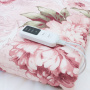 Электропростынь EcoSapiens Linen (принт пионы, 150х90 см)