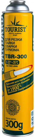 Газ высокотемпературный резьбовой Tourist Gas Standard TBR-300 300гр