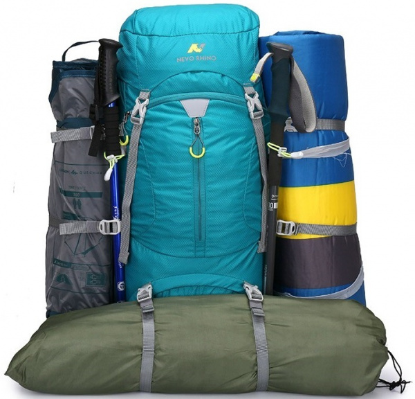 Рюкзак туристичекий Nevo Rhino 60 л Sky blue
