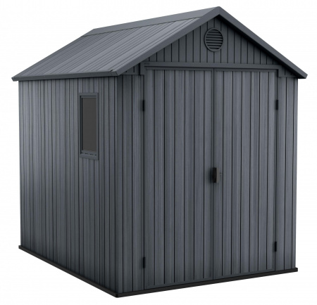 Пластиковый сарай Keter Darwin 6x8 фута (серый)