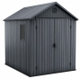 Пластиковый сарай Keter Darwin 6x8 фута (серый)