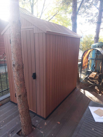 Пластиковый сарай Keter Darwin 4x6 фута