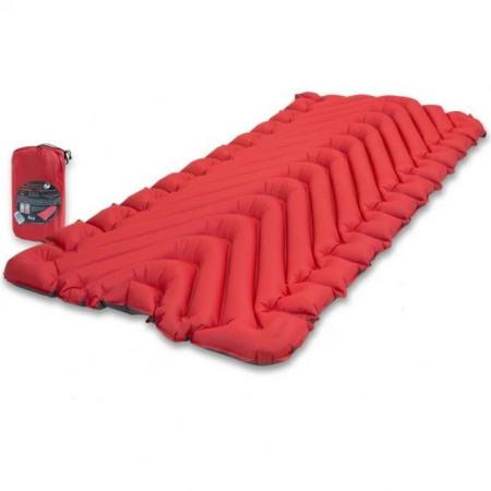 Надувной коврик Klymit Insulated Static V Luxe, красный