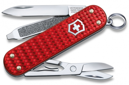 Нож-брелок Victorinox Classic SD Precious Alox (красный)