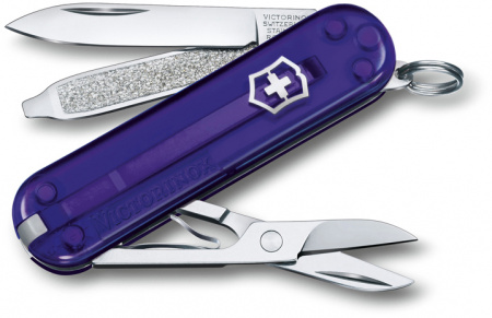 Нож-брелок Victorinox Classic SD Colors (полупрозрачный индиго)