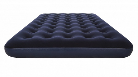 Матрас надувной флок Flocked Air Bed - Air Pump (Double) 191х137х22см, электронасос