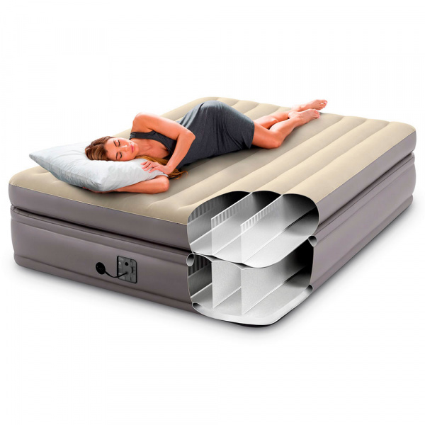 Надувная кровать 152х203х51см "Prime Comfort" встр.нас. 220В, до 272кг