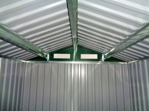 Металлический сарай GreenStorage Арчер D (зеленый)