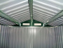 Металлический сарай GreenStorage Арчер D (зеленый)