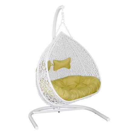 Подвесное кресло двухместное Gemini White