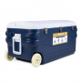 Контейнер изотермический Camping World Thermobox 150 л с колёсами (тёмно-синий)