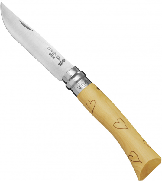 Нож складной Opinel №7 VRI Nature-Hearts