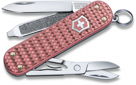 Нож-брелок Victorinox Classic SD Precious Alox (розовый)