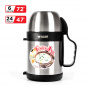 Термос с широким горлом Tiger MCW-P071 Stainless, 0.7 л